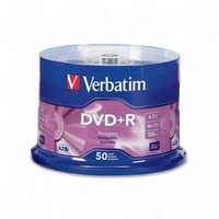 Verbatim blank DVD+R 16x FULL HUB Wide printable