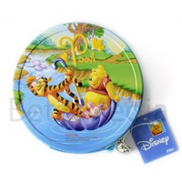 Disney Winnie the Pooh 2 - CD / DVD Tin Storage Wallet Case Holds 24 discs
