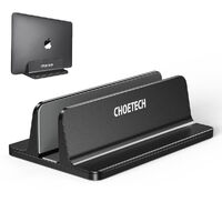 Choetech H038-BK Desktop Aluminum Stand with Adjustable Dock Size, premium holder for All MacBook & tablet