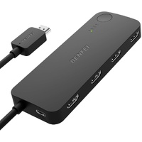 BENFEI HDMI Switch 4 in 1 Out 4K@60Hz, 2K@144Hz, HDCP 2.3 with Adaptive Equalization Support - 000365BK
