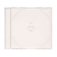Single Standard Jewel CD Cases with Clear Tray