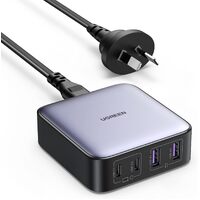 Ugreen 65W USB C Charger, Nexode 4 Ports GaN II Charging Station - 15611A