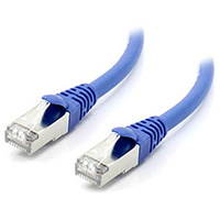 ALOGIC 2m Blue 10GbE Shielded CAT6A LSZH Network Cable [C6A-02-Blue-SH]