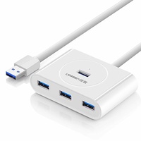 UGreen 4 Port USB 3.0 HUB SUPER SPEED OTG Expansion Splitter For Laptop PC Mac - 20283