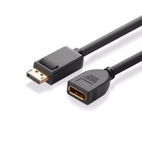 Displayport 25CM Extension Cable DP Cord for PC Laptop to Monitor Projector HDTV - 20407
