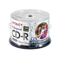 Intact Ultra Glossy Waterproof CD-R 52X blank discs