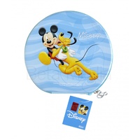 Disney Mickey Mouse 1 - CD / DVD Tin Storage Wallet Case Holds 24 discs