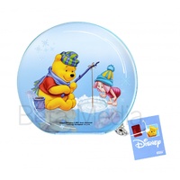 Disney Winnie the Pooh 5 - CD / DVD Tin Storage Wallet Case Holds 24 discs