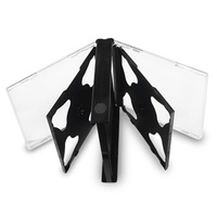Jewel Cases Black Tray Holds 6