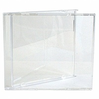 100 Jewel Cases Clear Tray - CASE ONLY (NO TRAY)