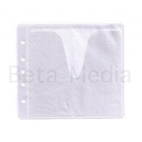 White CD / DVD Double Sided Plastic Sleeves