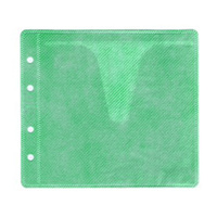Green CD / DVD Double Sided Plastic Sleeves