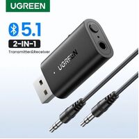 Ugreen Bluetooth 5.1 Transmitter Receiver 2 in 1 Wireless USB Bluetooth Adapter - 60300