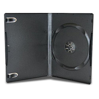 Single black 14mm DVD cases -  Professional HIGH QUALITY