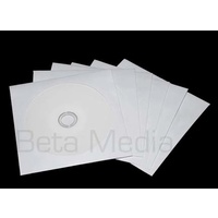 PAPER CD/DVD Sleeves with plastic window 100GSM