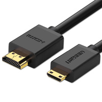 Mini HDMI to HDMI Cable for Camcorders HDTV Monitor Projector