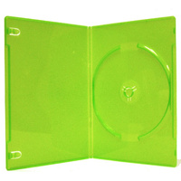 Single green 14mm DVD cover cases