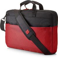 HP 15.6" Duotone Red Briefcase Bag - 9KZ15AA
