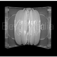 Holds 12, clear 39mm DVD cover case