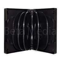 Holds 12, black 39mm DVD cover case