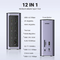 Ugreen USB C Triple Display Docking Station 12-in-1 - 90325
