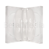 Holds 10, clear 33mm DVD cover case