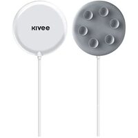 Kivee Mini Suction Wireless Fast Charging Pad 15W Magsafe Compatible White - WS12
