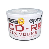 Epro Glossy White CD-R 52X blank discs