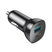 Choetech Dual QC 3.0 + PD20W 38W Car Charger - TC0005