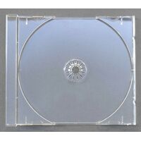 100 x Single Jewel CD Case CLEAR TRAY ONLY (no clear case)