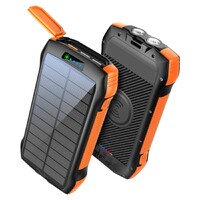 Choetech B657 20,000mAh Solar Power Bank 4 Port + Wireless Charging + LED Flashlight