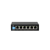 D-Link 6-Port 10/100Mbps PoE Switch with 4 Long Reach PoE Ports and 2 Uplink Ports. PoE budget 60W - DES-F1006P-E