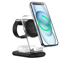 Choetech T618-F 3-in-1 Magnetic Wireless Charger stand for Apple Devices