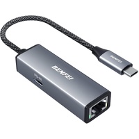 BENFEI USB-C to Gigabit Ethernet Adapter with 100W PD | 000362GY