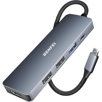 BENFEI 5-in-1 USB-C Hub 4K HDMI 100W PD 3x USB-A | 000360GY